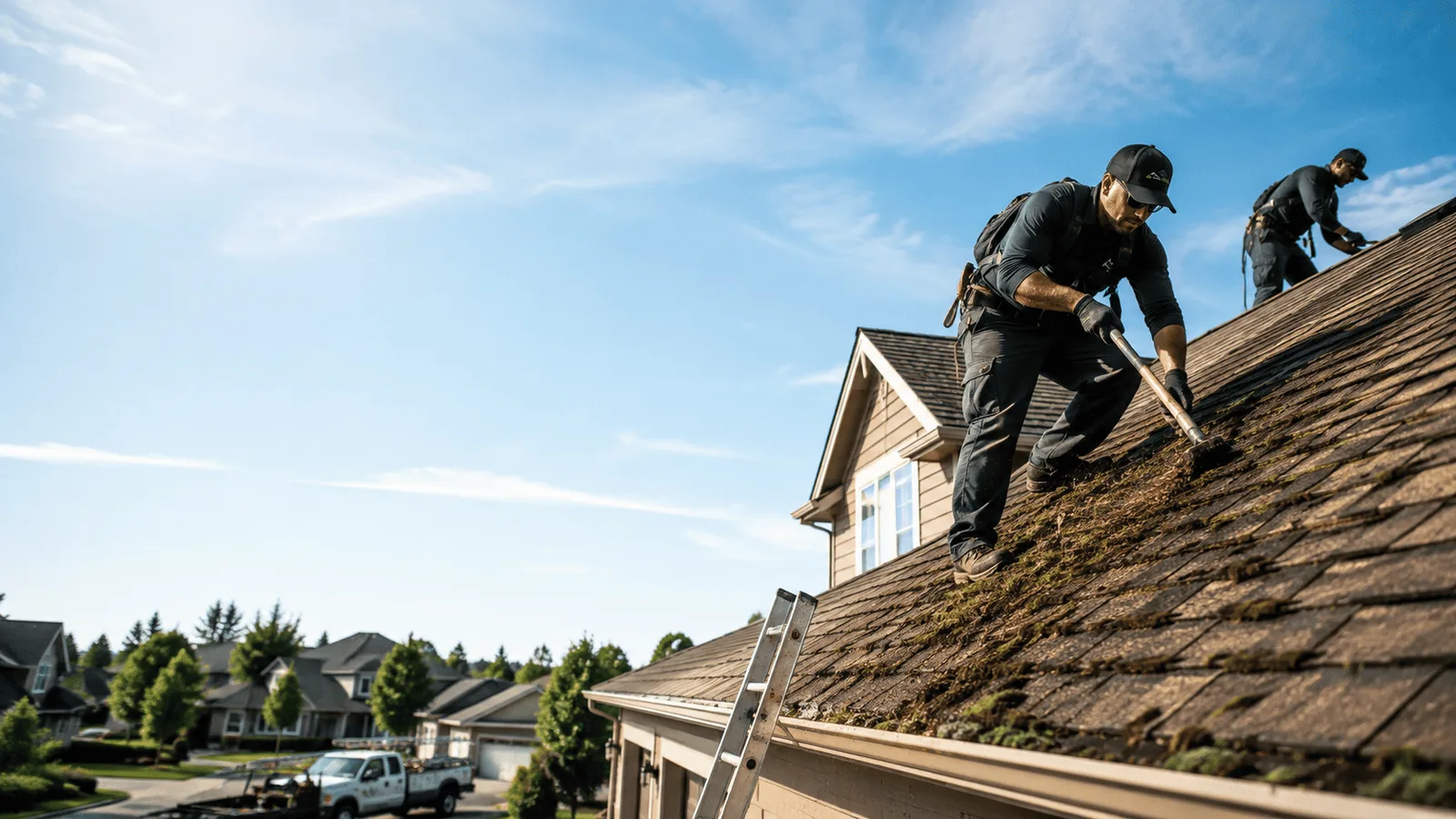Roof Moss Removal in Bridgeport, PA near me